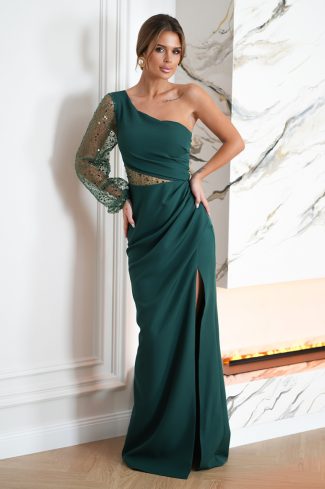1010088 Long dress model 190485 Bicotone