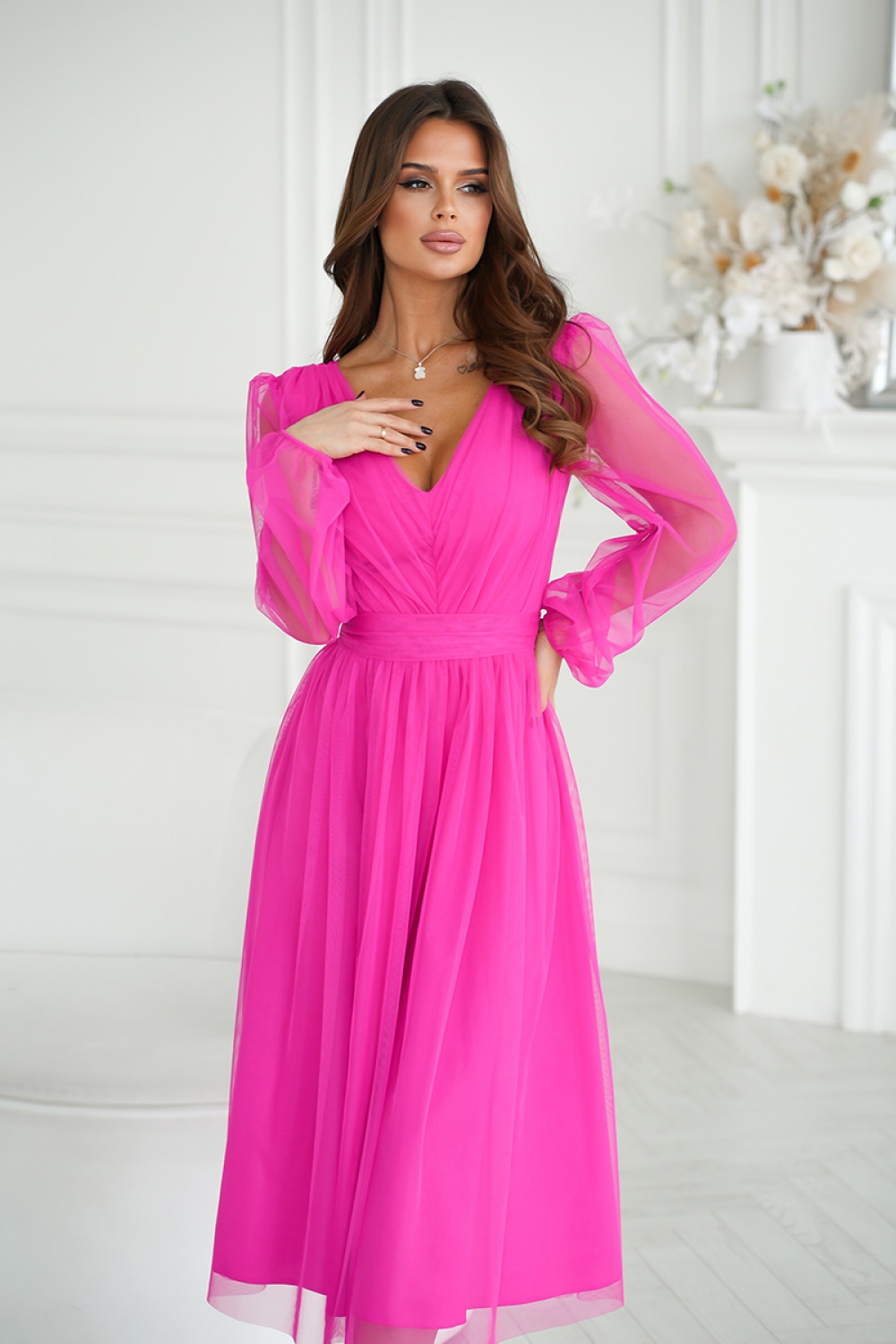 1017350 Evening dress model 192873 Bicotone