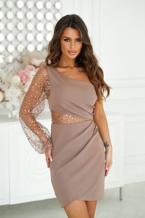 1020033 Short dress model 193801 Bicotone