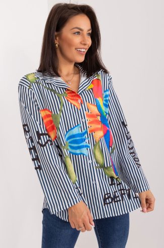 1021084 Long sleeve shirt model 194187 Italy Moda