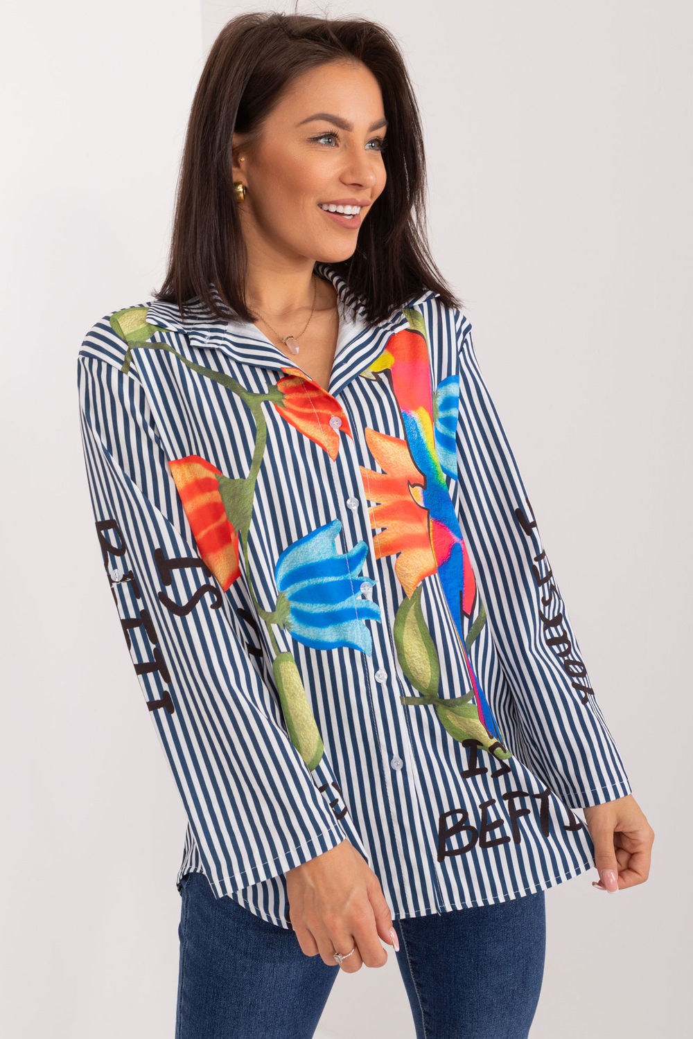 1021084 Long sleeve shirt model 194187 Italy Moda