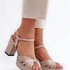 1025187 Heel sandals model 195544 Step in style