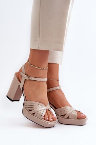 1025187 Heel sandals model 195544 Step in style