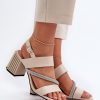 Heel sandals model 195551 Step in style