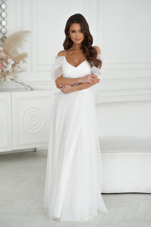 1027075 Long dress model 196092 Bicotone