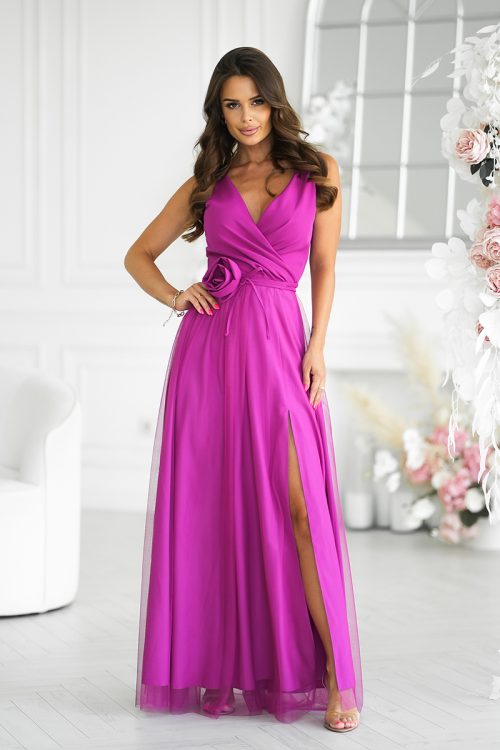 1036661 Long dress model 199325 Bicotone