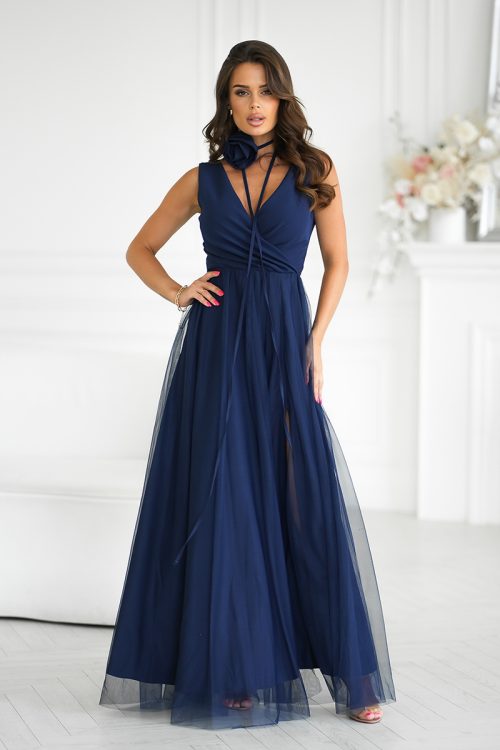 1036676 Long dress model 199330 Bicotone