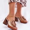 Heeled sandals model 212885 Step in style