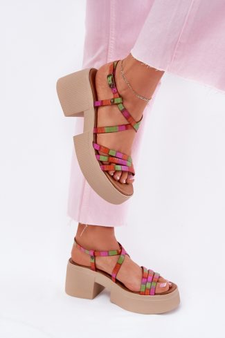 Heel sandals model 215023 Step in style