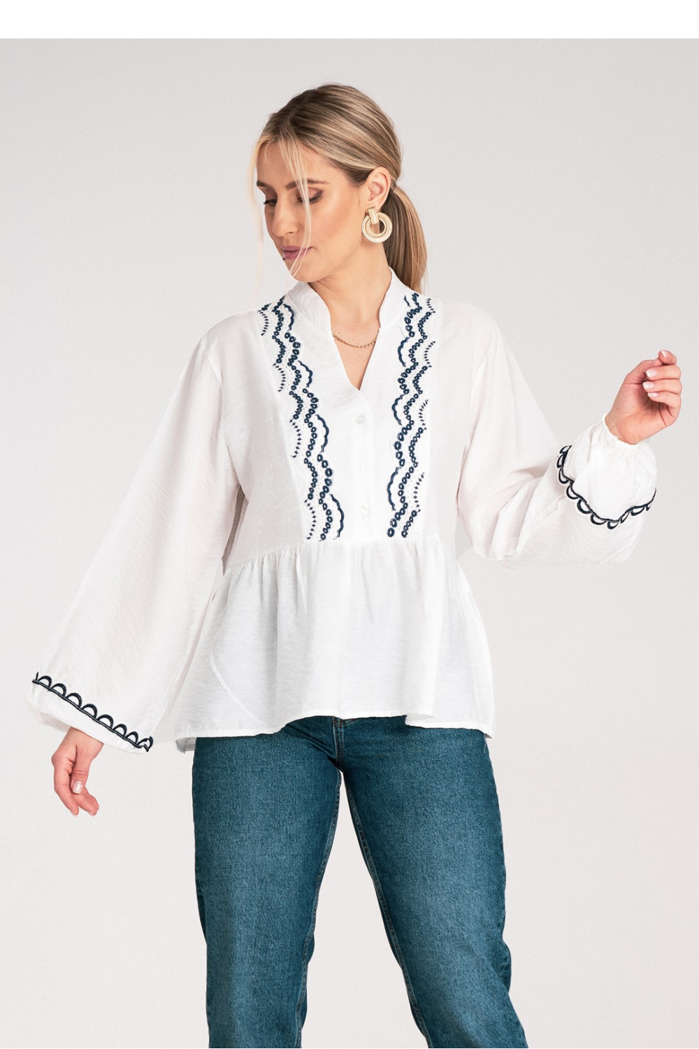 1090394 Blouse model 217067 Figl
