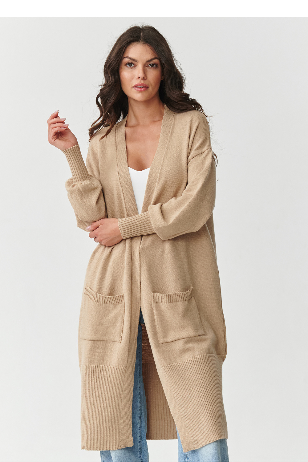 1093586 Cardigan model 218105 Makadamia