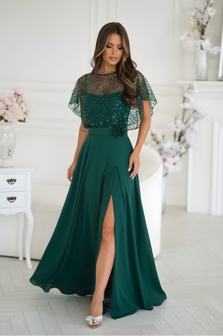 1098485 Long dress model 219686 Bicotone