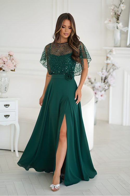 1098485 Long dress model 219686 Bicotone