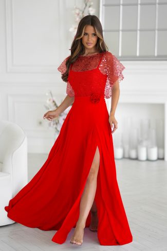 1098487 Long dress model 219688 Bicotone