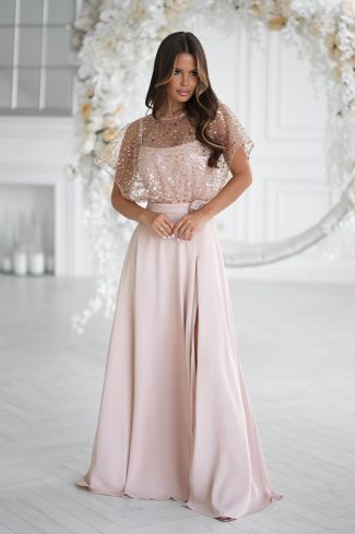 Long dress model 219689 Bicotone