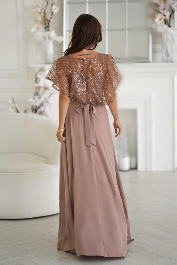 Long dress model 219691 Bicotone