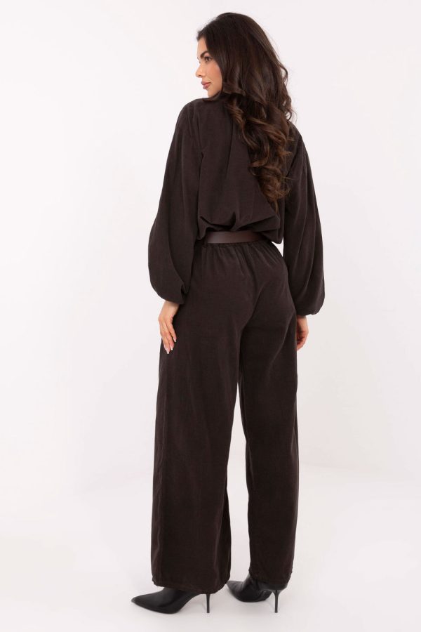 corduroy trousers model 220282 Italy Moda