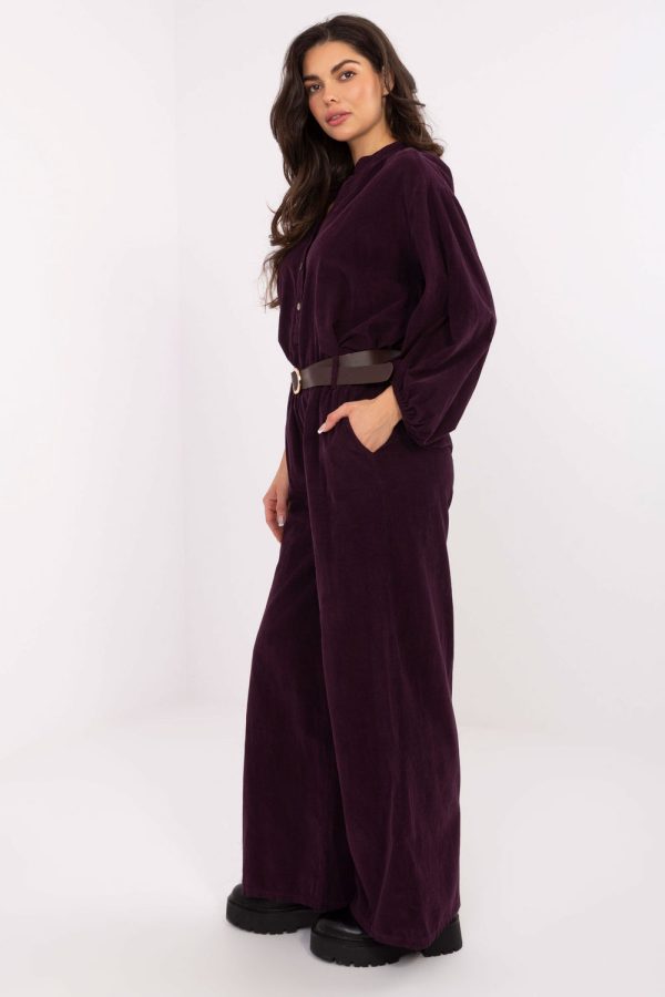 corduroy trousers model 220285 Italy Moda