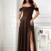 1101343 Long dress model 220615 Bicotone
