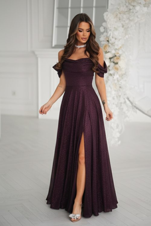 1101473 Long dress model 220659 Bicotone