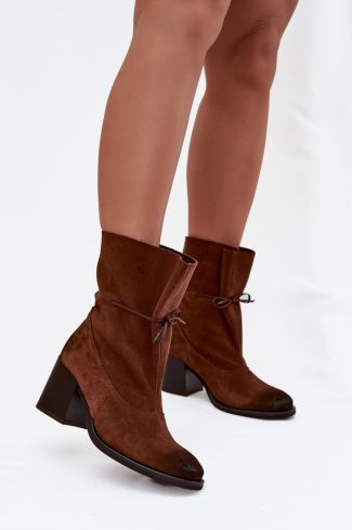 1101605 Heel boots model 220703 Step in style