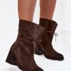 1101608 Heel boots model 220704 Step in style