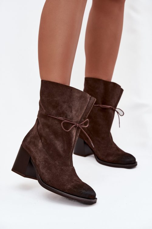 1101608 Heel boots model 220704 Step in style