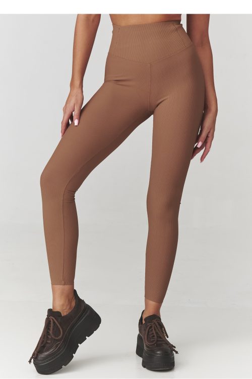 1101803 Long leggings model 220768 Makadamia