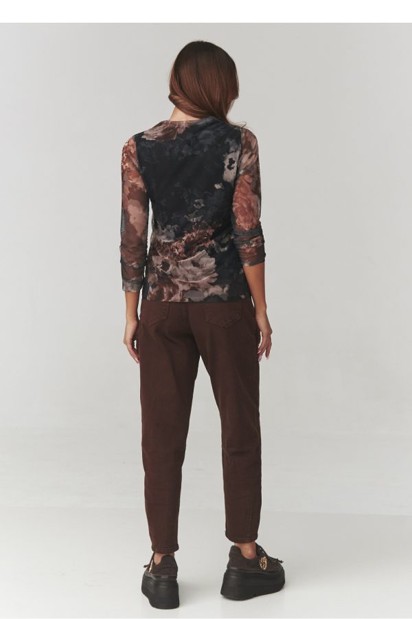 Blouse model 220780 Makadamia