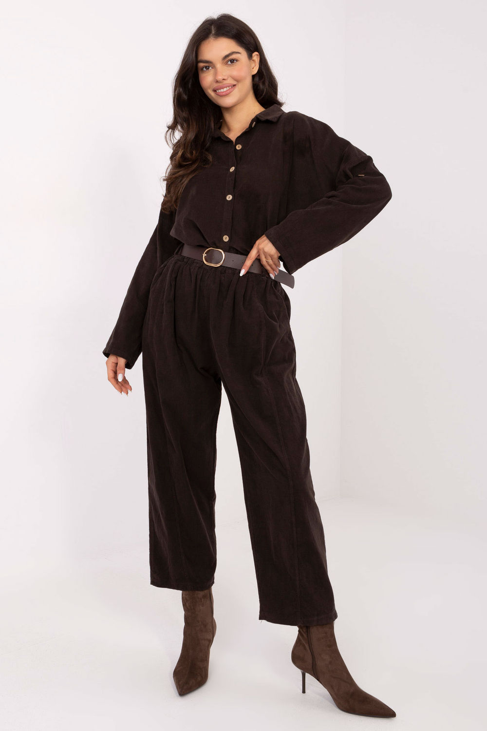 1101948 corduroy trousers model 220816 Italy Moda