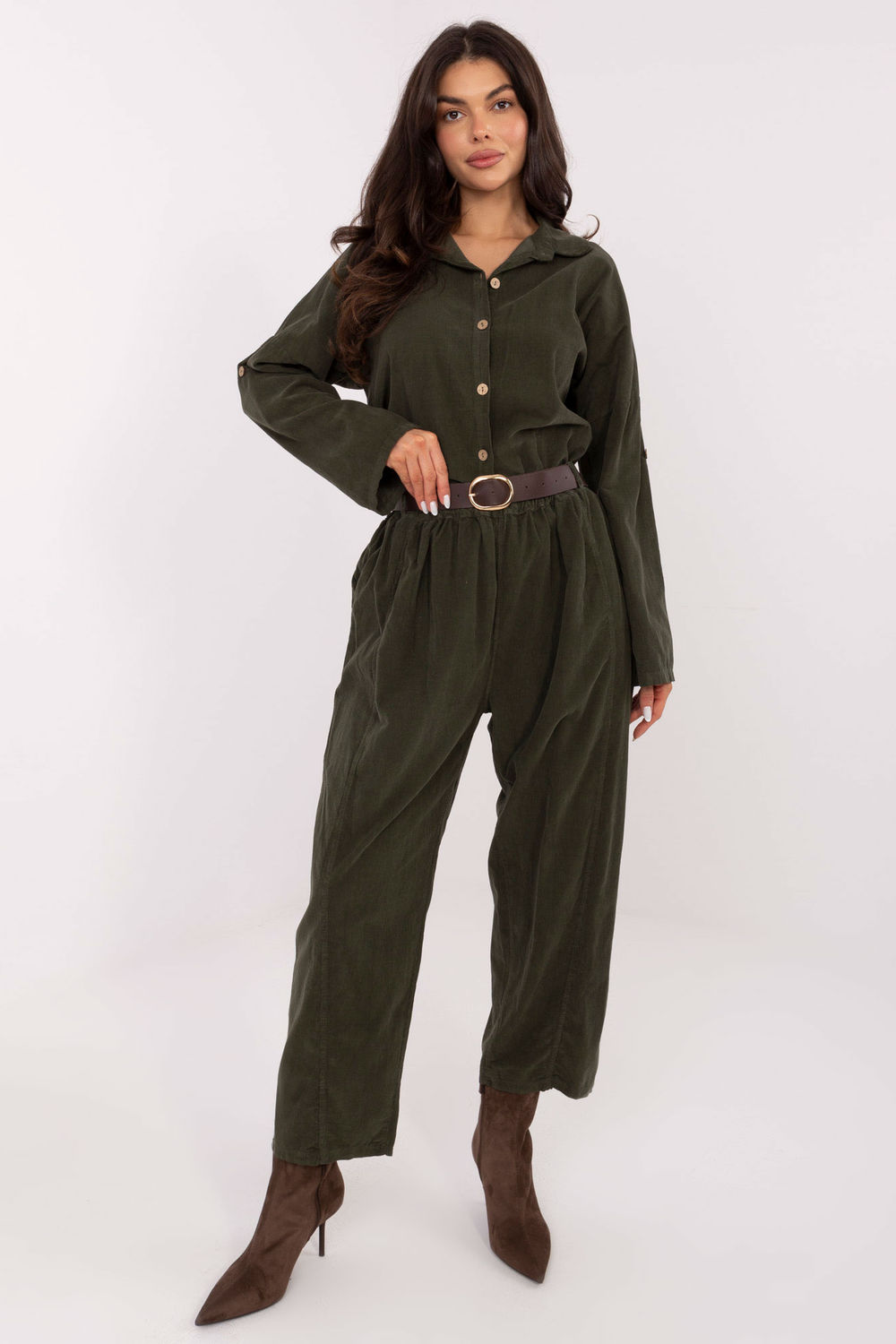 1101951 corduroy trousers model 220817 Italy Moda