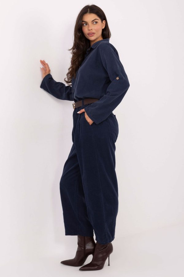 corduroy trousers model 220818 Italy Moda