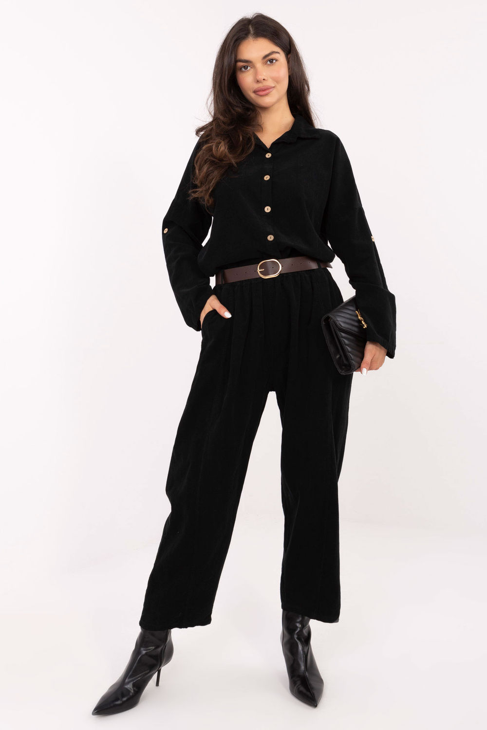 1101963 corduroy trousers model 220821 Italy Moda