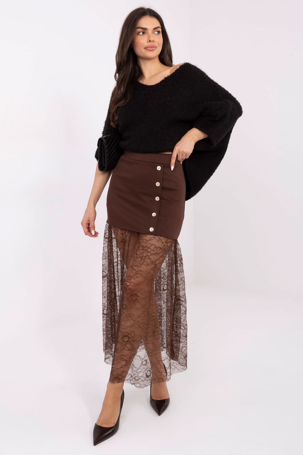 1104479 Lace skirt model 221591 Italy Moda