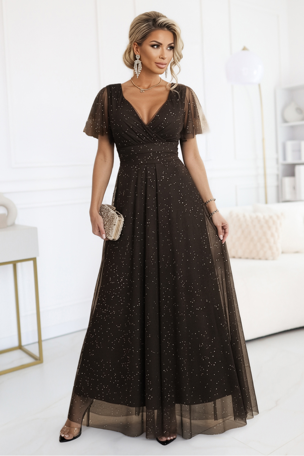 1105141 Long dress model 221796 Numoco