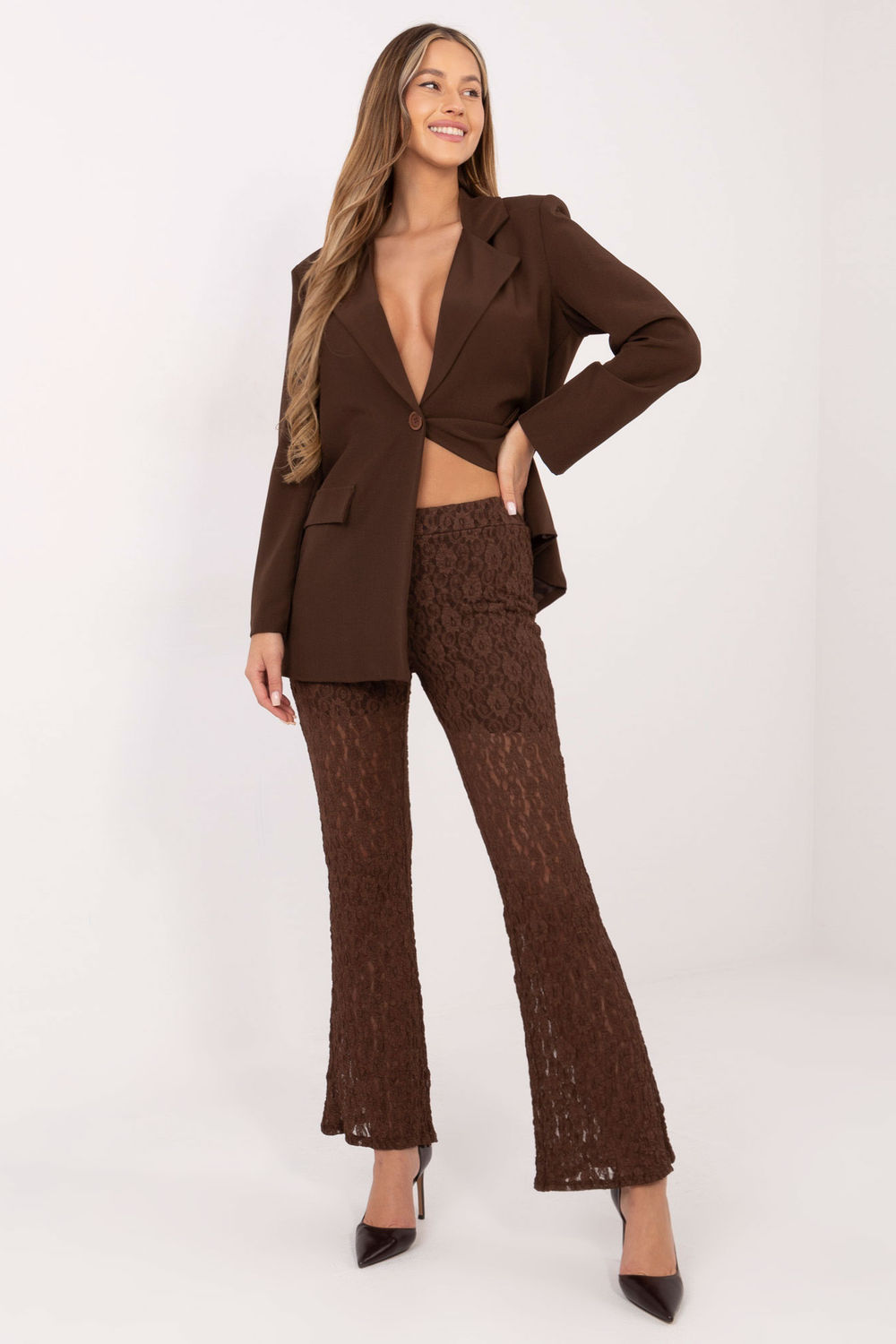 1106825 Lace pants model 222324 Italy Moda