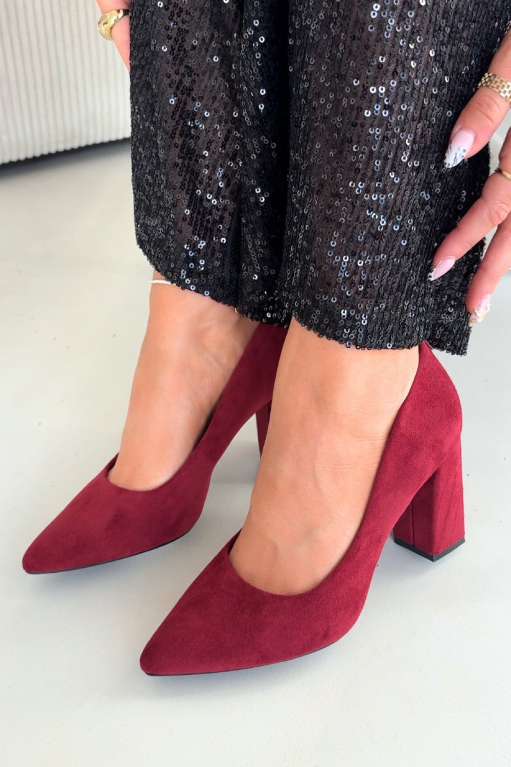1107505 Block heel pumps model 222539 Step in style