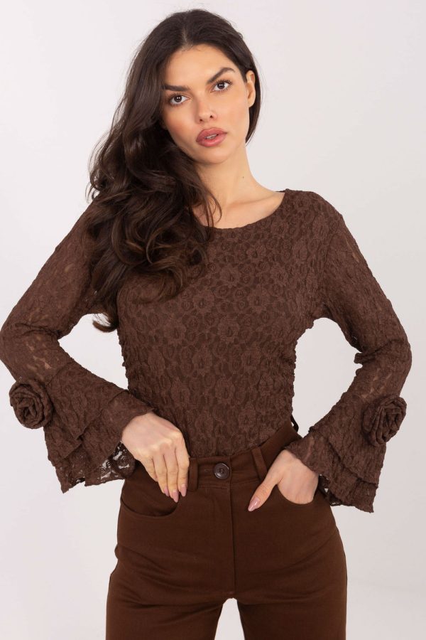 Lace blouse model 222739 Italy Moda