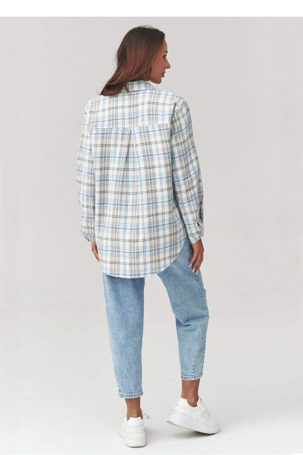Long sleeve shirt model 223229 Makadamia