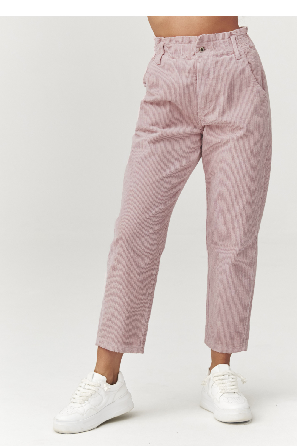corduroy trousers model 223241 Makadamia