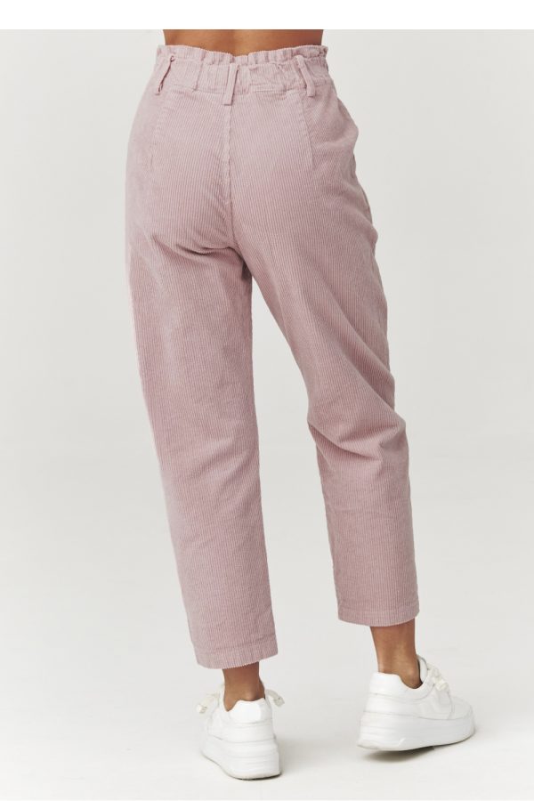 corduroy trousers model 223241 Makadamia