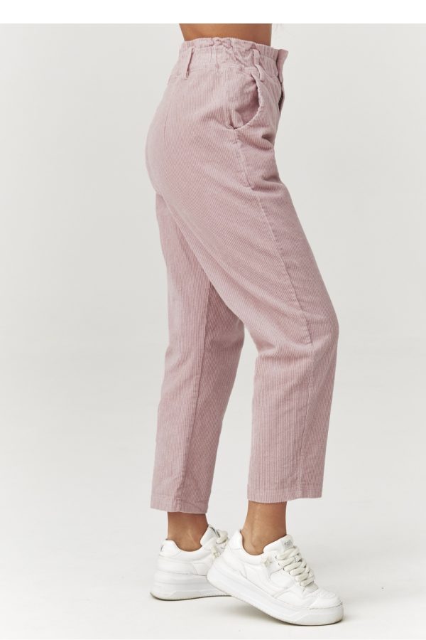 corduroy trousers model 223241 Makadamia