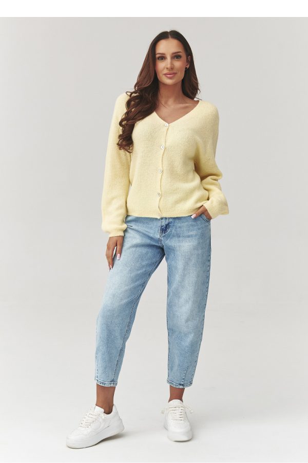 Cardigan model 223254 Makadamia