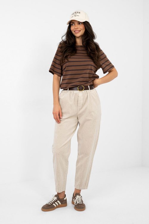 1112849 corduroy trousers model 224053 Italy Moda