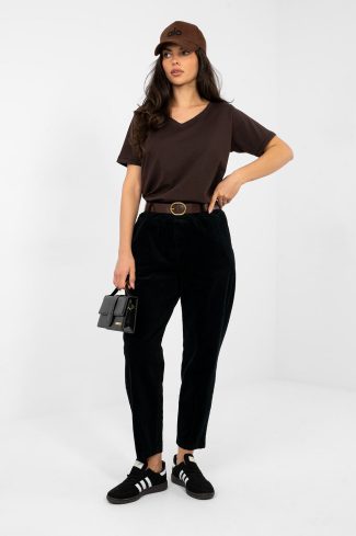 corduroy trousers model 224056 Italy Moda