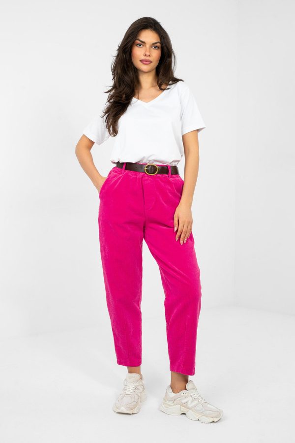 corduroy trousers model 224059 Italy Moda
