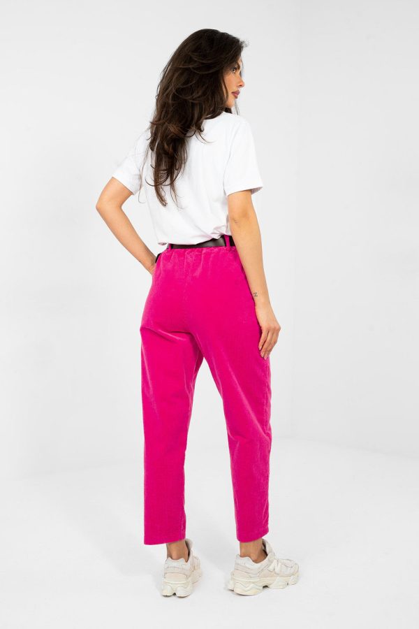 corduroy trousers model 224059 Italy Moda