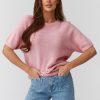 1112939 Short sleeve sweater model 224079 Makadamia
