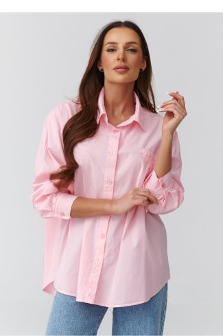 Long sleeve shirt model 224100 Makadamia