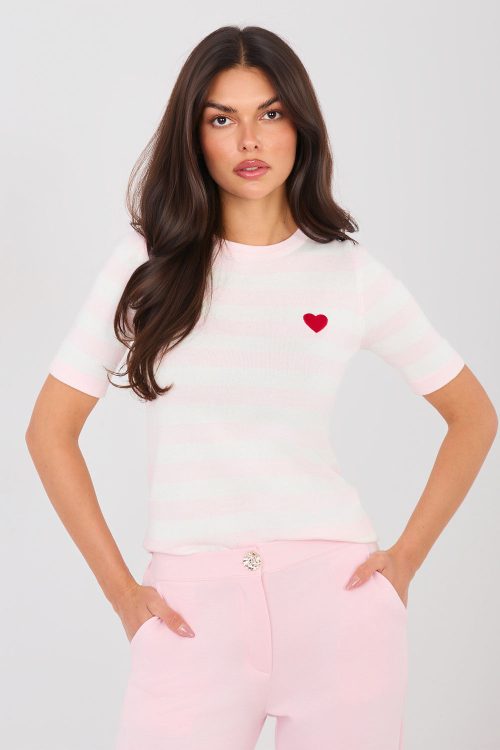 Short sleeve sweater model 224318 Factory Price